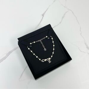 Chanel Crystal Pearl CC Choker